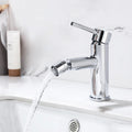 ONECE Bathroom Tap, Single Lever Mixer Tap with Rotating Sprayer Nozzle, Taps fo