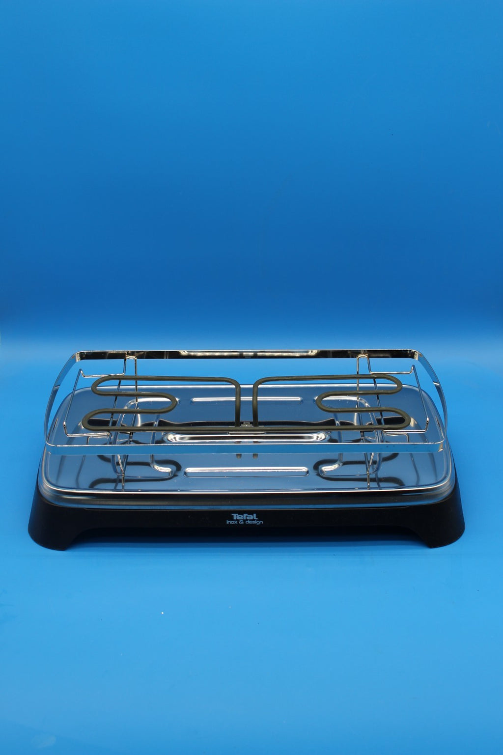 Tefal RE 4588 RACLETTE GRILL INOX & DESIGN Schwarz-Edelstahl