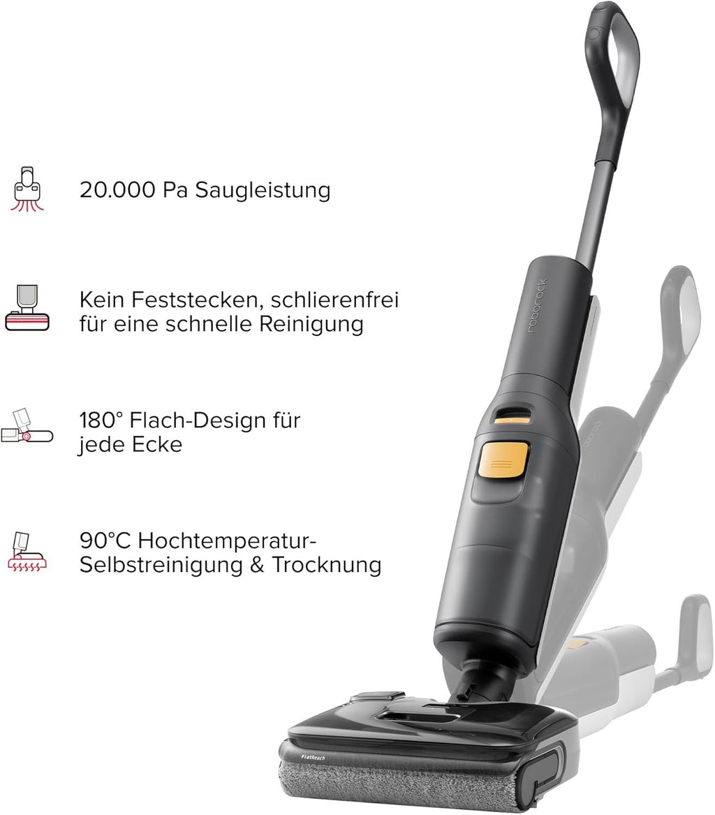 roborock F25 BX Nass Trockensauger 180° Flach absenkbar Kabelloser Staubsauger