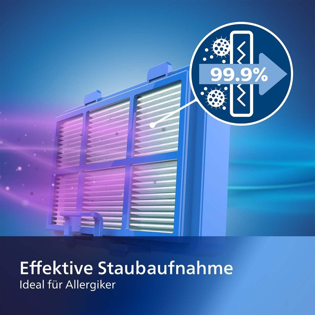 PHILIPS XD3110/09 Serie 3000 mit Beutel (nicht enthalten), Staubsauger 900W