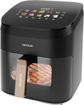 Ölfreie Fritteuse Cecofry&Grill Smokin’ 6500 von Cecotec, 6,5 l, schwarz