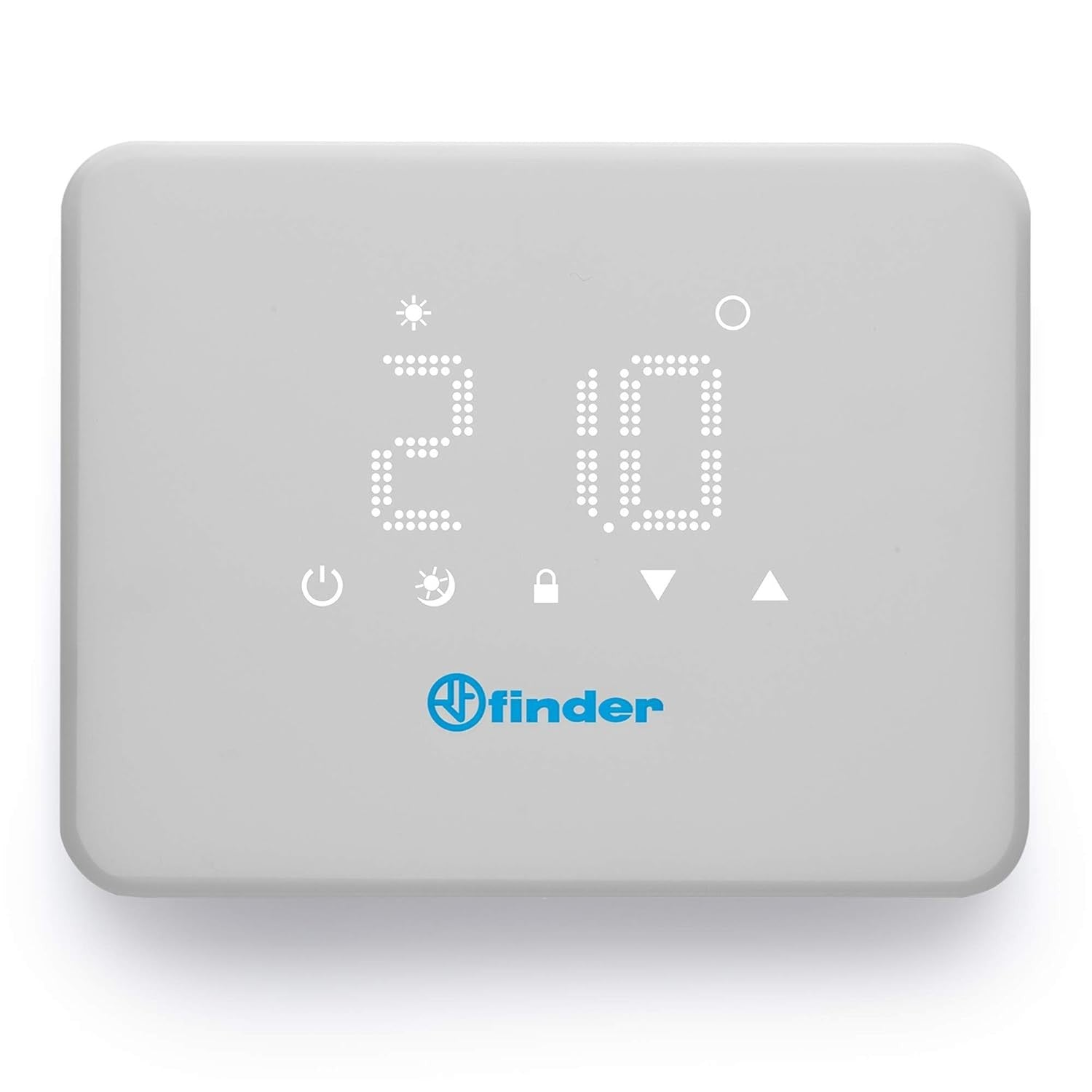Finder Serie 1T Digitaler Thermostat Weiß Sommer-/Winterfunktion