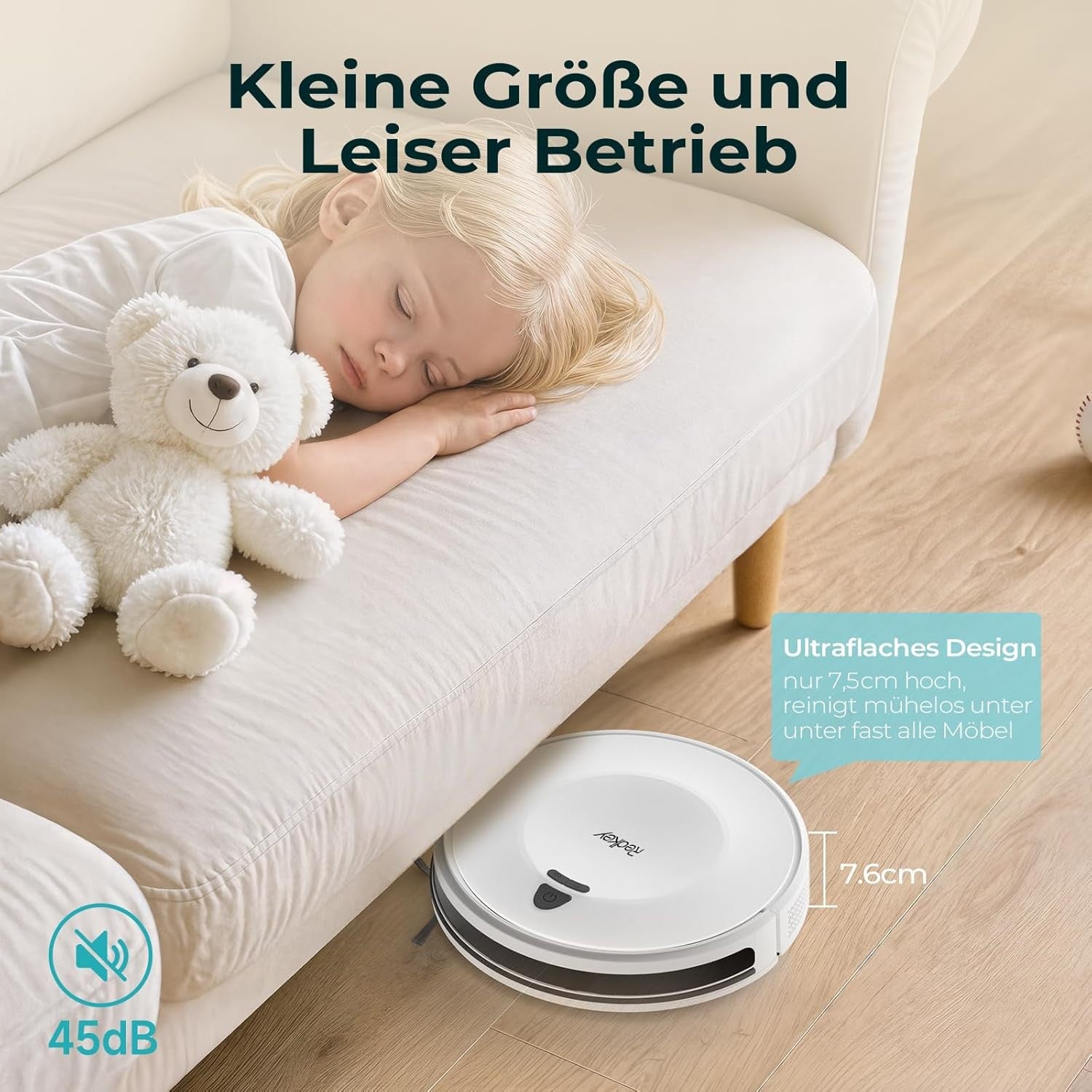 Redkey E6 Saugroboter mit 7000 Pa Saugkraft