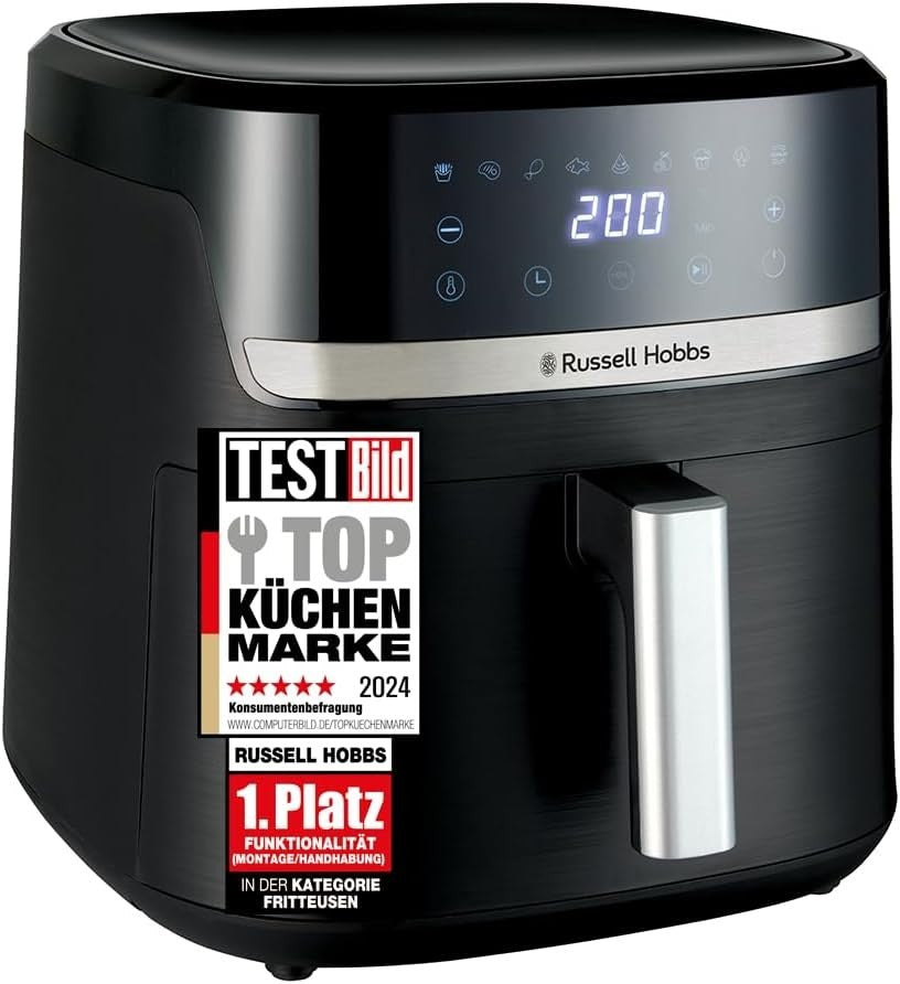 RUSSELL HOBBS Heißluftfritteuse XXL 8,3L Rapid Airfryer Satisfry Aufbereitet