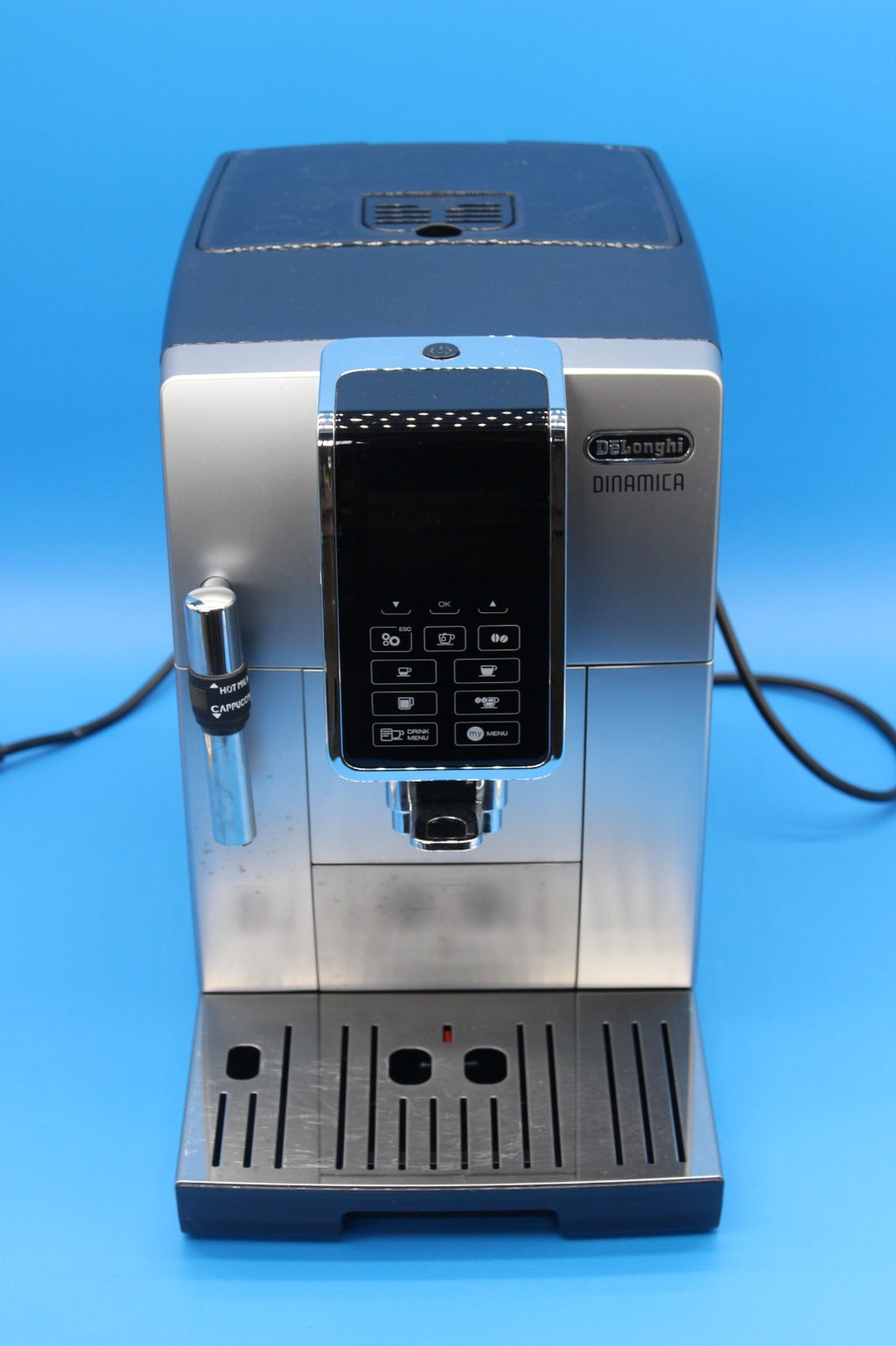 DeLonghi Dinamica ECAM350.35.SB Kaffeevollautomat Silber Schwarz - GEBRAUCHT