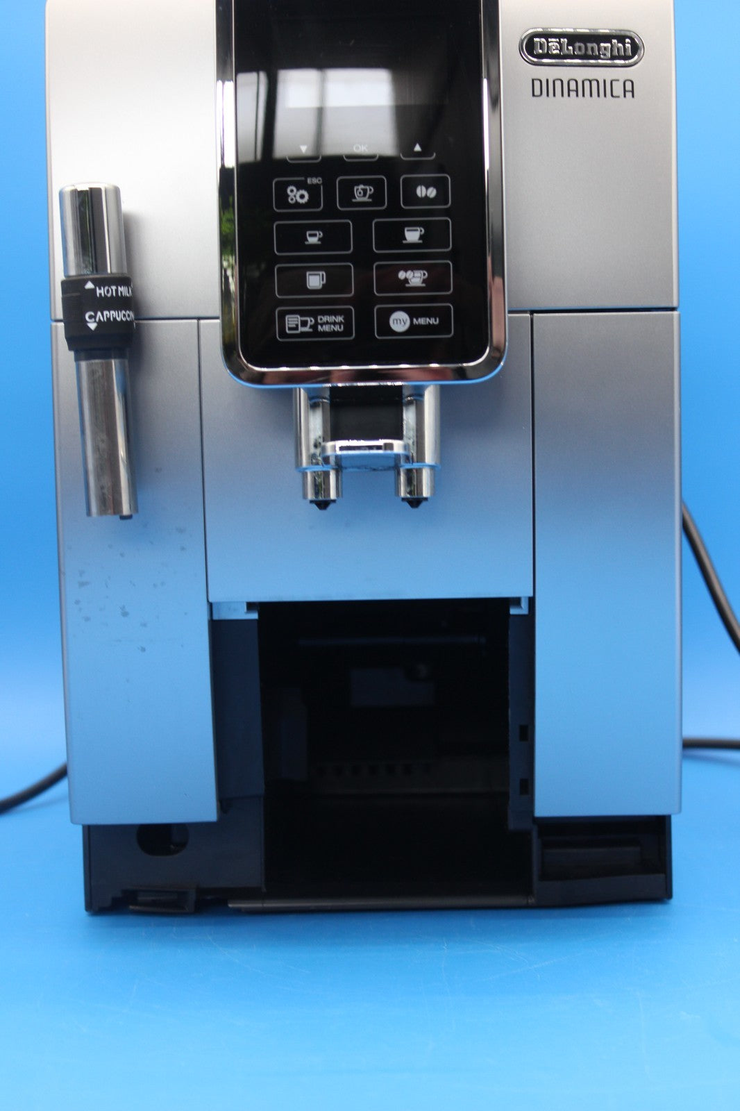 DeLonghi Dinamica ECAM350.35.SB Kaffeevollautomat Silber Schwarz - GEBRAUCHT