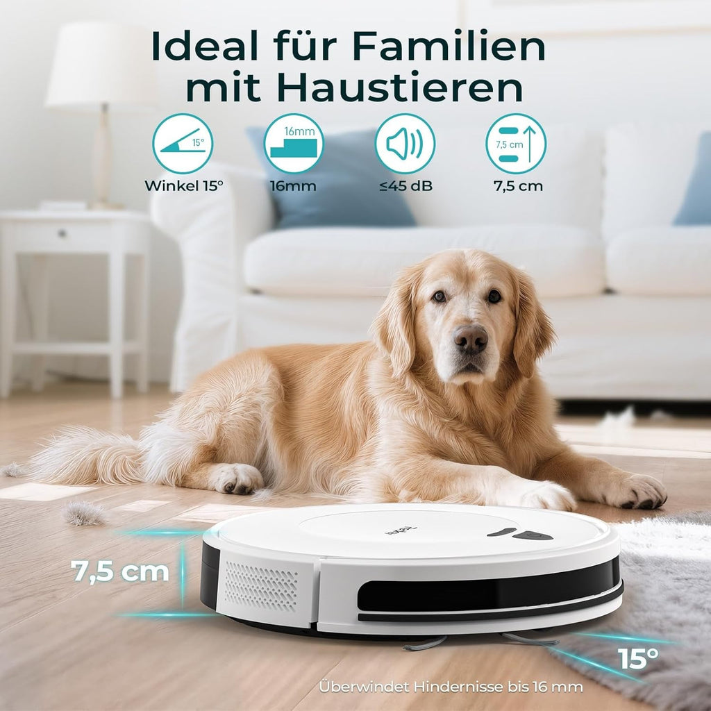Redkey E6 Saugroboter mit 7000 Pa Saugkraft