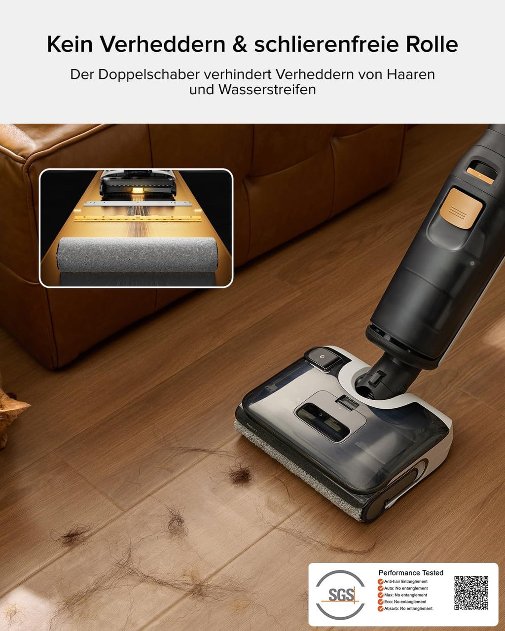 roborock F25 BX Nass Trockensauger 180° Flach absenkbar Kabelloser Staubsauger