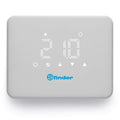 Finder  Digitaler Thermostat, Serie 1T, Sommer-/Winterfunktion, weiß